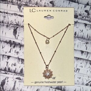 LC Lauren Conrad Gold Dainty Necklace